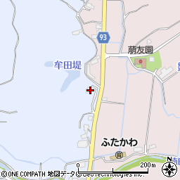 福岡県みやま市高田町下楠田1199周辺の地図