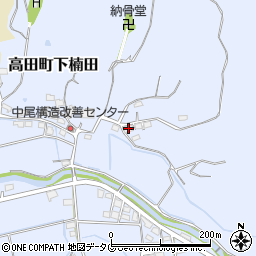 福岡県みやま市高田町下楠田1160周辺の地図