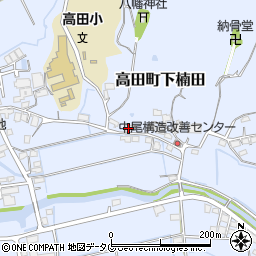 福岡県みやま市高田町下楠田1420周辺の地図
