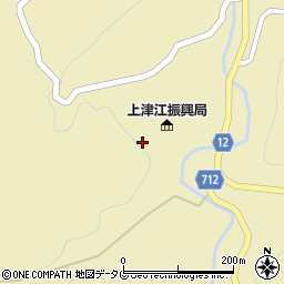 大分県日田市上津江町川原2710周辺の地図