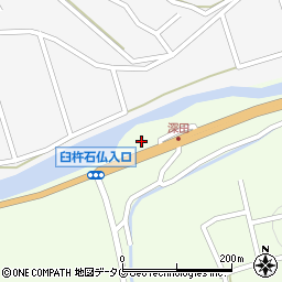 大分県臼杵市深田新川周辺の地図