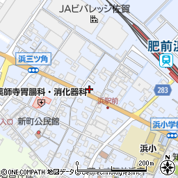 佐賀県鹿島市浜新町1183周辺の地図
