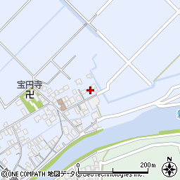 佐賀県鹿島市浜町592周辺の地図