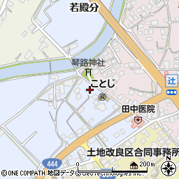 佐賀県鹿島市若殿分596周辺の地図