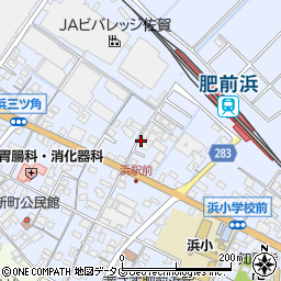 佐賀県鹿島市浜町1186周辺の地図