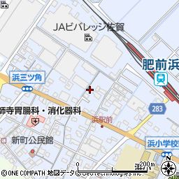 佐賀県鹿島市浜新町1180周辺の地図