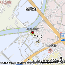 琴路神社周辺の地図