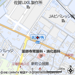 佐賀県鹿島市浜新町1147周辺の地図