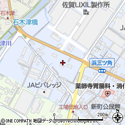 佐賀県鹿島市浜新町1344周辺の地図