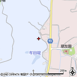 福岡県みやま市高田町下楠田1037周辺の地図