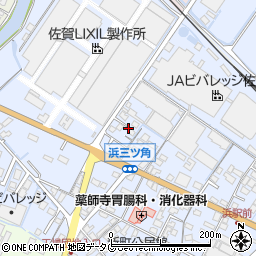 佐賀県鹿島市浜新町1143周辺の地図