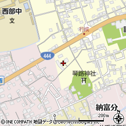 佐賀県鹿島市行成1909周辺の地図