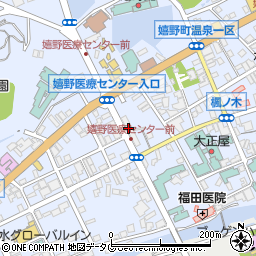 嬉野温泉旅館組合周辺の地図