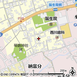 佐賀県鹿島市行成1996-7周辺の地図