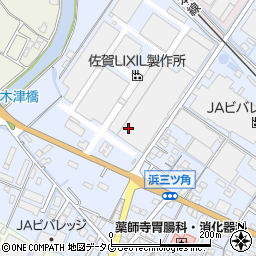 佐賀県鹿島市浜新町周辺の地図