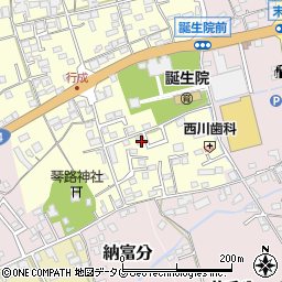 佐賀県鹿島市行成2023-6周辺の地図