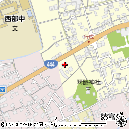 佐賀県鹿島市行成1890-1周辺の地図