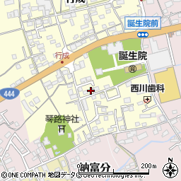 佐賀県鹿島市行成2008周辺の地図