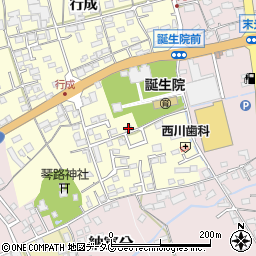 佐賀県鹿島市行成2020-2周辺の地図