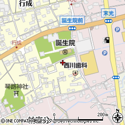 佐賀県鹿島市行成2031-1周辺の地図