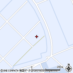 佐賀県鹿島市北舟津周辺の地図