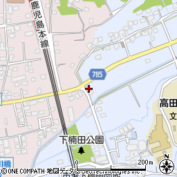 福岡県みやま市高田町下楠田730周辺の地図