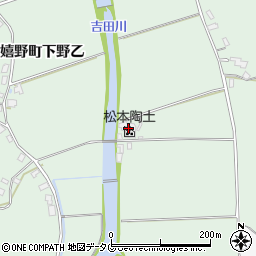 松本陶土工場周辺の地図