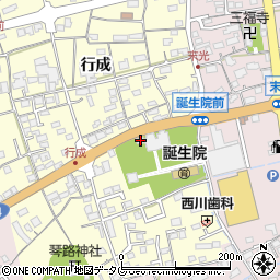 佐賀県鹿島市行成2011周辺の地図