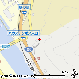 長崎県佐世保市南風崎町521-1周辺の地図