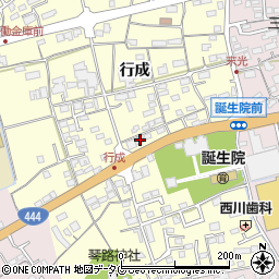 佐賀県鹿島市行成2121-2周辺の地図