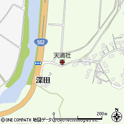 天満社周辺の地図