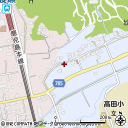 福岡県みやま市高田町下楠田709周辺の地図