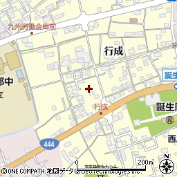 佐賀県鹿島市行成2302周辺の地図