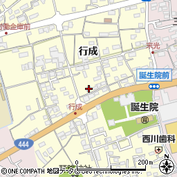 佐賀県鹿島市行成2158-1周辺の地図