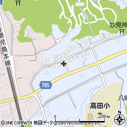 福岡県みやま市高田町下楠田702周辺の地図