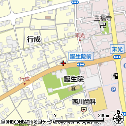 佐賀県鹿島市行成2106-2周辺の地図