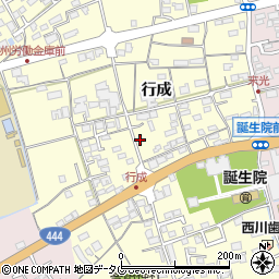 錦波荘周辺の地図