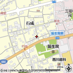 佐賀県鹿島市行成2166-1周辺の地図