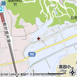 福岡県みやま市高田町下楠田590周辺の地図