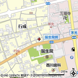 佐賀県鹿島市行成2108-1周辺の地図