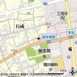 佐賀県鹿島市行成2108-2周辺の地図