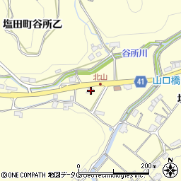 佐賀県嬉野市塩田町大字谷所甲4421周辺の地図