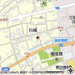 佐賀県鹿島市行成2158-3周辺の地図