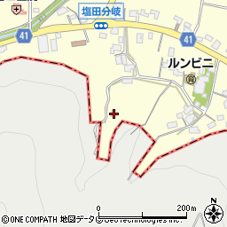 佐賀県嬉野市塩田町大字谷所甲2347周辺の地図