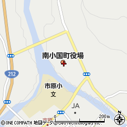 熊本県南小国町（阿蘇郡）周辺の地図