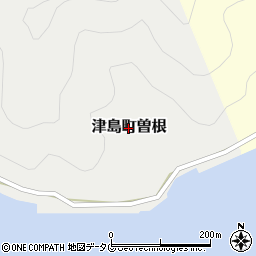 愛媛県宇和島市津島町曽根周辺の地図