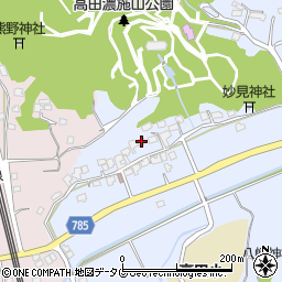 福岡県みやま市高田町下楠田606周辺の地図