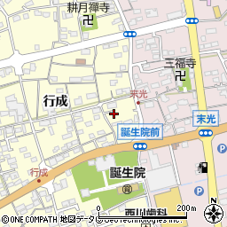 佐賀県鹿島市行成2206周辺の地図