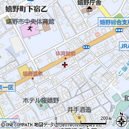 佐賀銀行嬉野支店周辺の地図