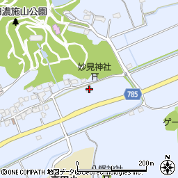 福岡県みやま市高田町下楠田657周辺の地図